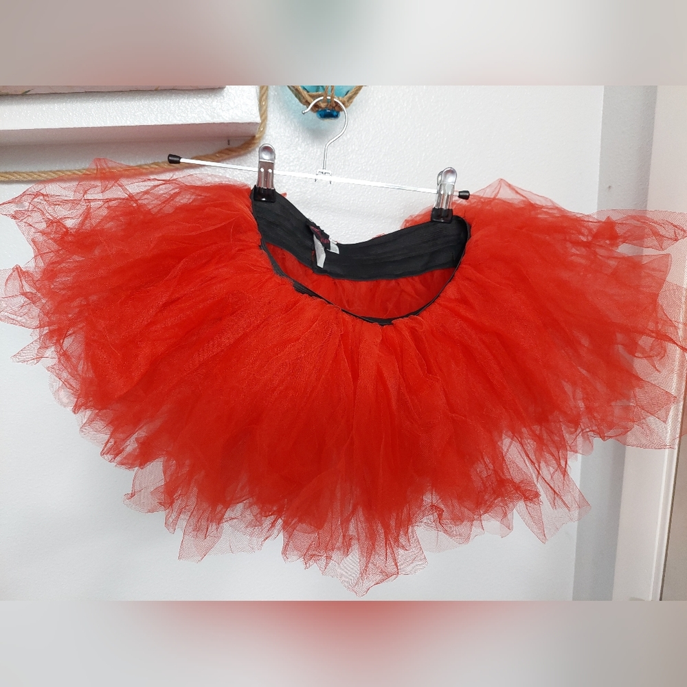 Halloween red tutu adult size